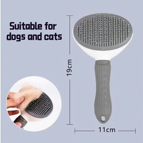 Cat Brush, Cat Comb，Cat Stuff，Dog Brush, Comb for Dogs，Pet Cleaning Accessory Pet Comb for Furry Pets. Suitable for Long Cats and Dogs. Removes Loose Hair and Reduces Shedding.Cat and Dog Deshedding Brush Cat Stuff Pet Tools，Fur Brush Outdoorfun